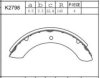 TOYOT 449535010 Brake Shoe Set